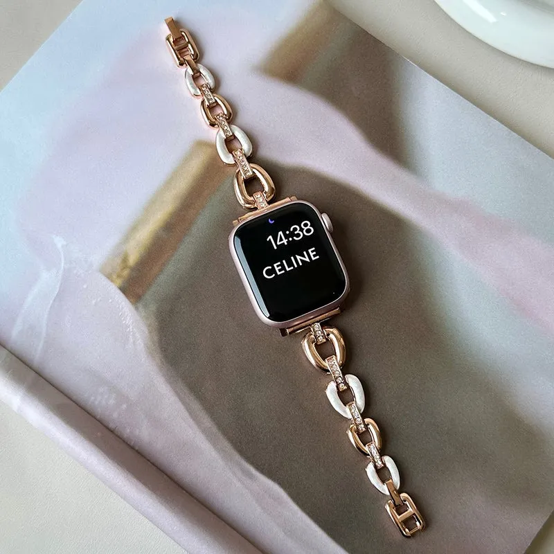 Brillant Apple Smartwatch Metall Universell Armband