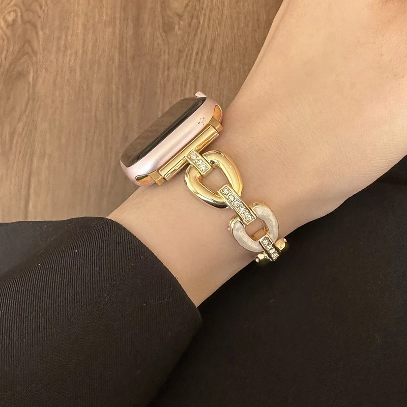Brillant Apple Smartwatch Metall Universell Armband