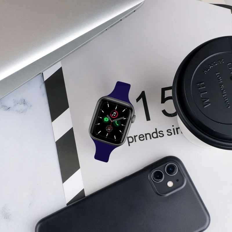 Super strapazierfähiges Apple Smartwatch Silikon Universel Armband