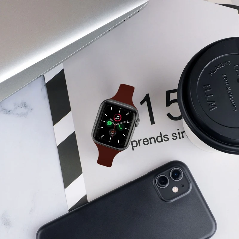 Super strapazierfähiges Apple Smartwatch Silikon Universel Armband