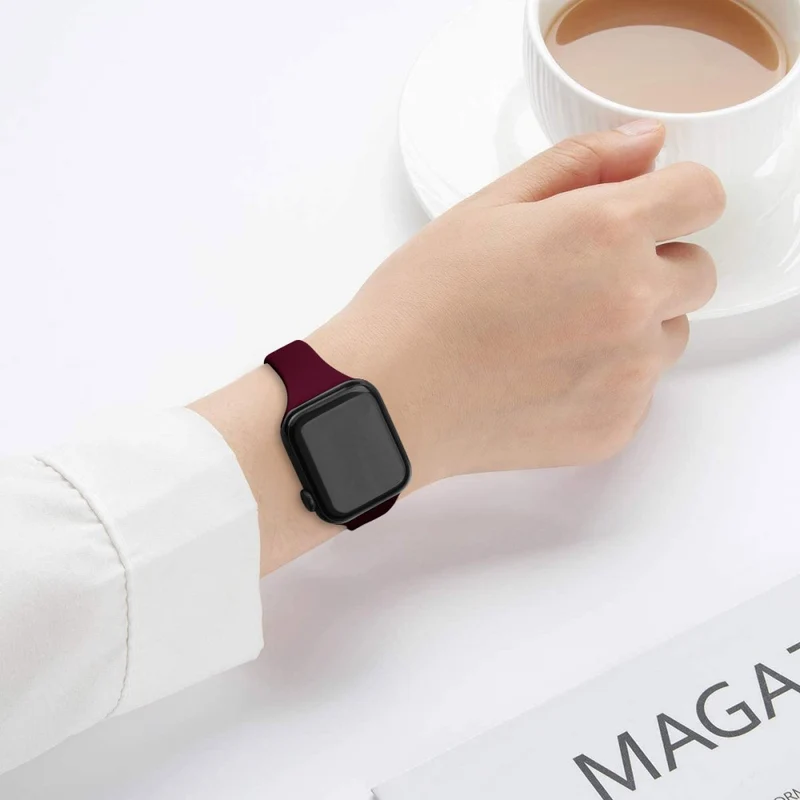 Super strapazierfähiges Apple Smartwatch Silikon Universel Armband