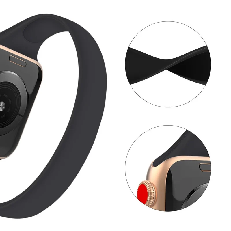 Modisches Apple Smartwatch Silikon Universel Armband