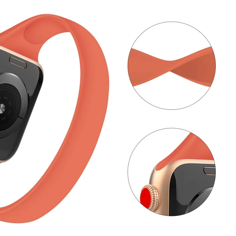 Modisches Apple Smartwatch Silikon Universel Armband