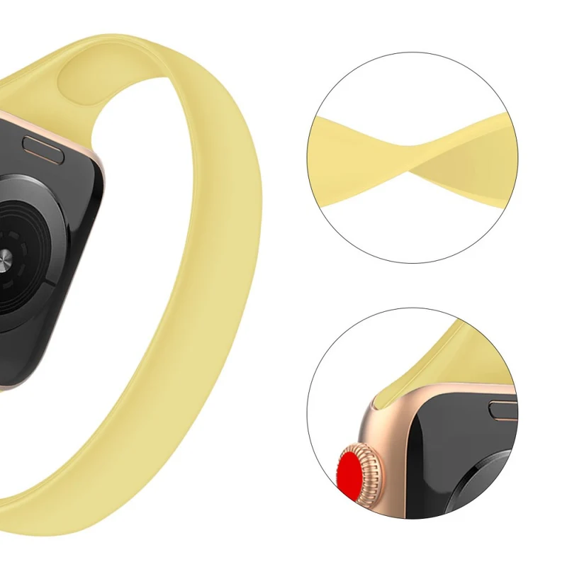 Modisches Apple Smartwatch Silikon Universel Armband