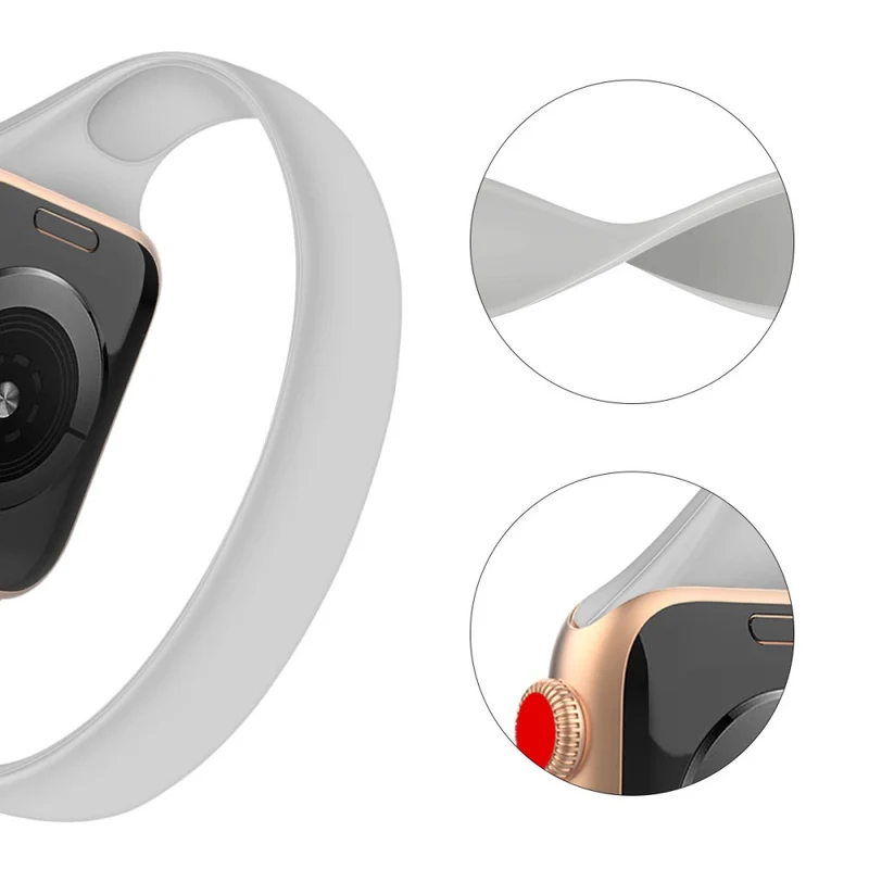 Modisches Apple Smartwatch Silikon Universel Armband
