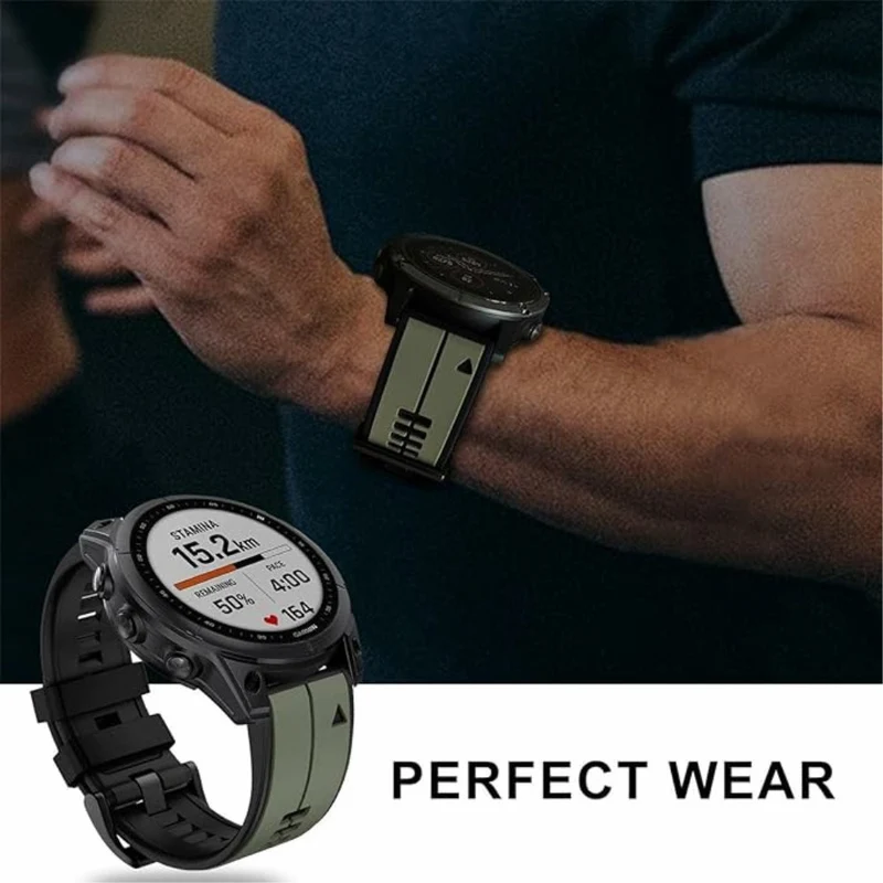 Absolut schickes Garmin Smartwatch Silikon Universel Armband