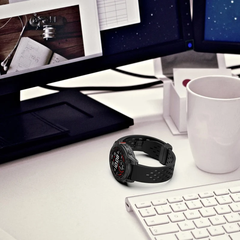 Absolut robustes Garmin Smartwatch Silikon Universel Armband