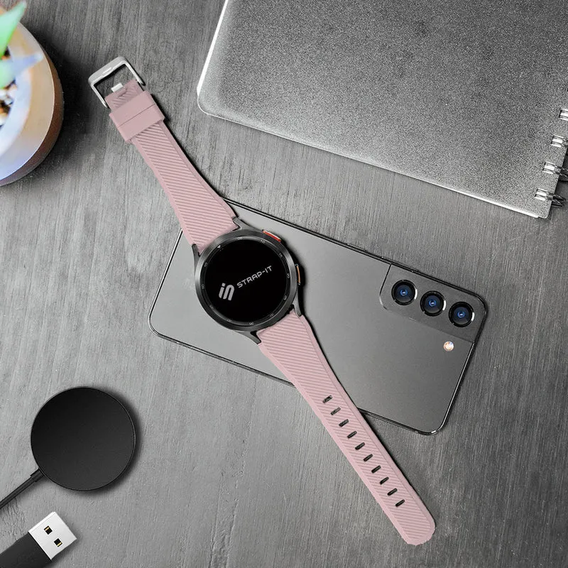 Suunto Core 2 Twill Silikonarmband (Rosa)