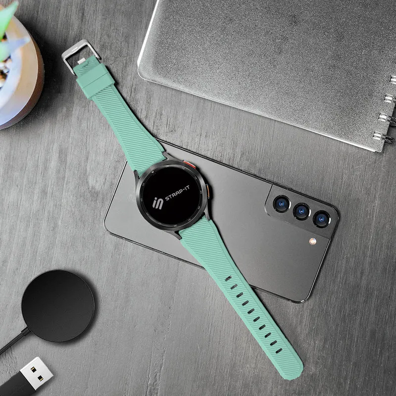 Suunto Core 2 Twill Silikonarmband (Aqua)
