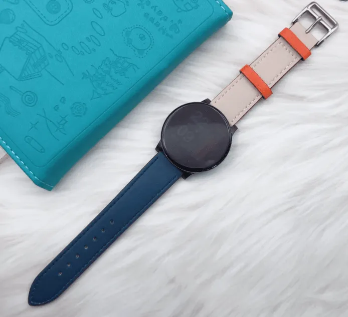 Oppo Watch X3 Lederarmband 'Duo' (Weiß/Blau)