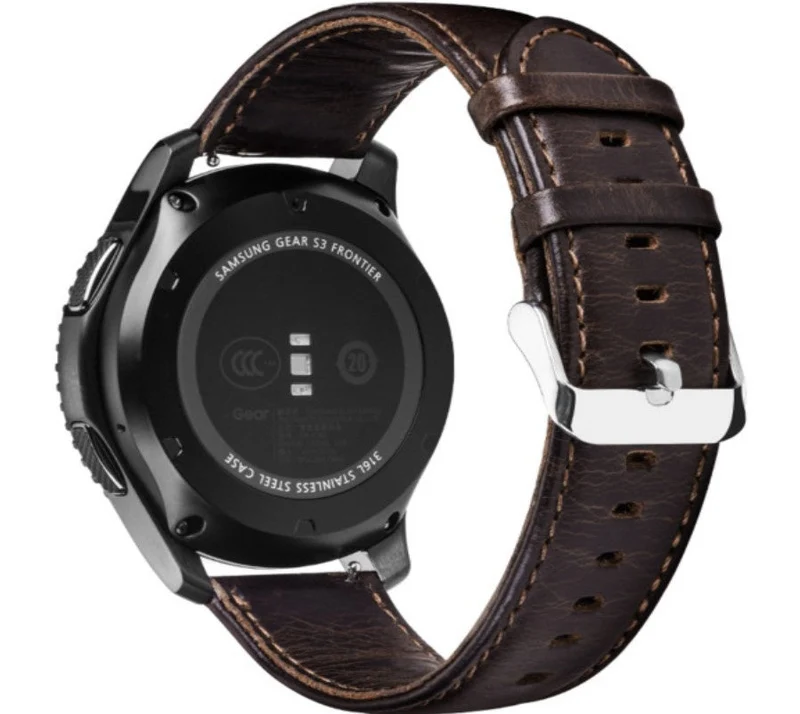 Suunto Core 2 Lederarmband (Dunkelbraun)