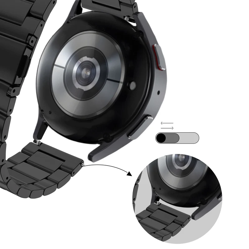 Bandz Suunto Core 2 Stahlarmband 'Classic' (Schwarz)
