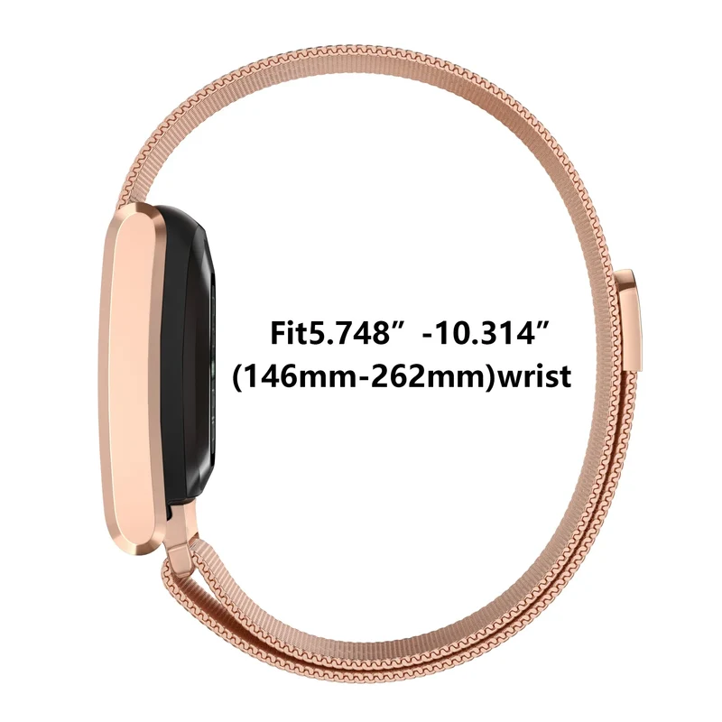 WHOOP 5.0 Milanese Armband (Roségold)