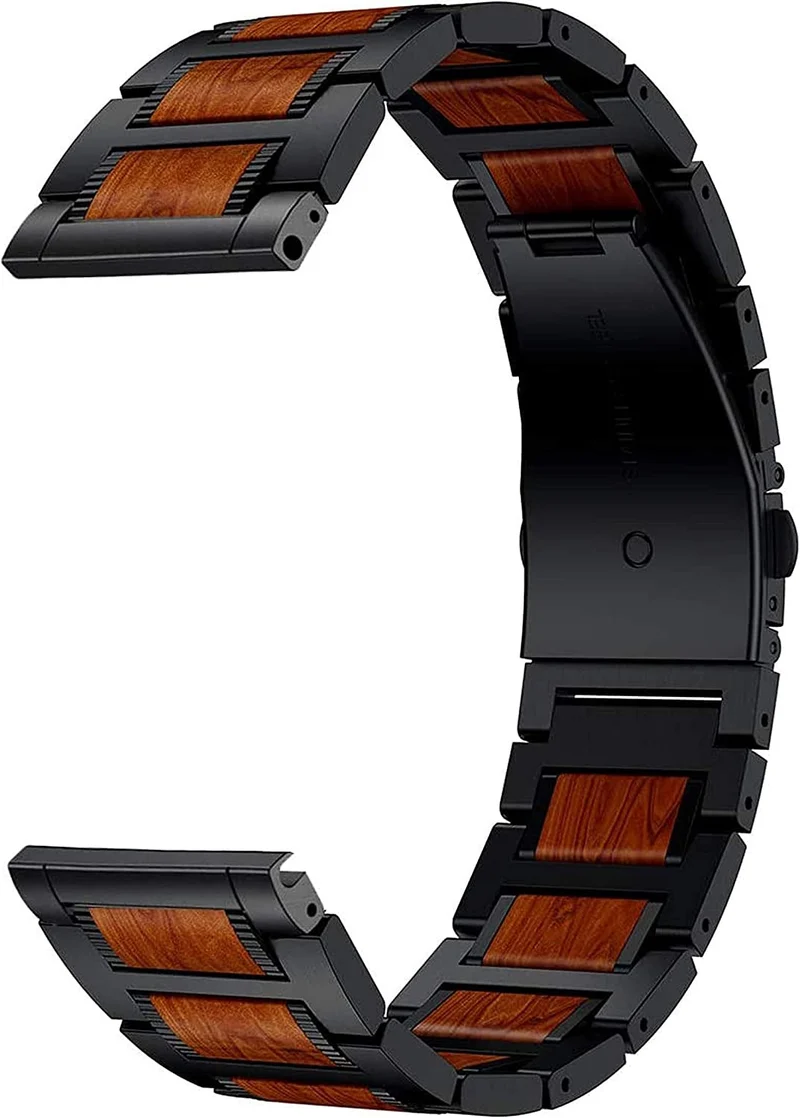 Suunto Core 2 Holz-/ Stahlarmband (Schwarz)