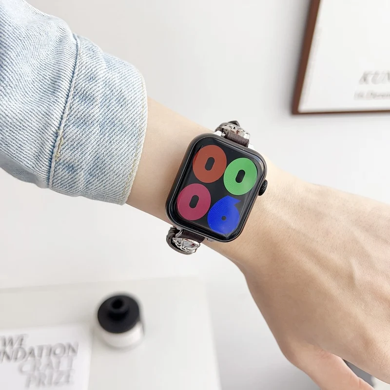 Mega gutes Apple Smartwatch Echtleder Universel Armband