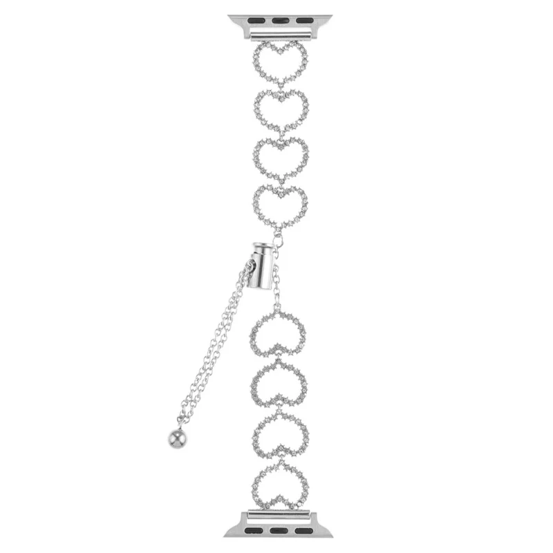 Tough Apple Smartwatch Metall und Strass Universel Armband