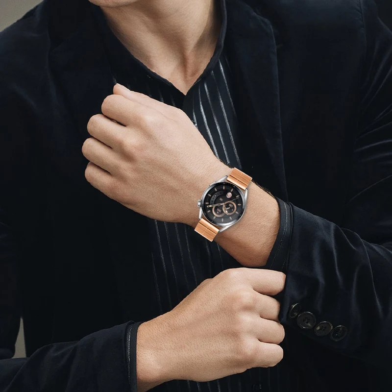 Unglaublich robustes Huawei Watch GT 3 SE Metallarmband