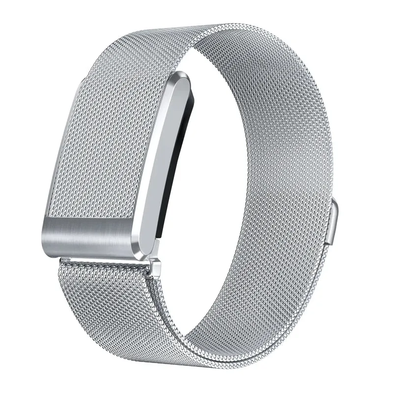 WHOOP 5.0 Milanese Armband (Silber)