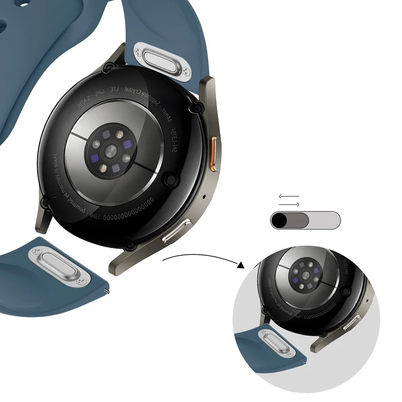 Bandz Suunto Core 2 Sportarmband 'Easy Fit' (Blau)
