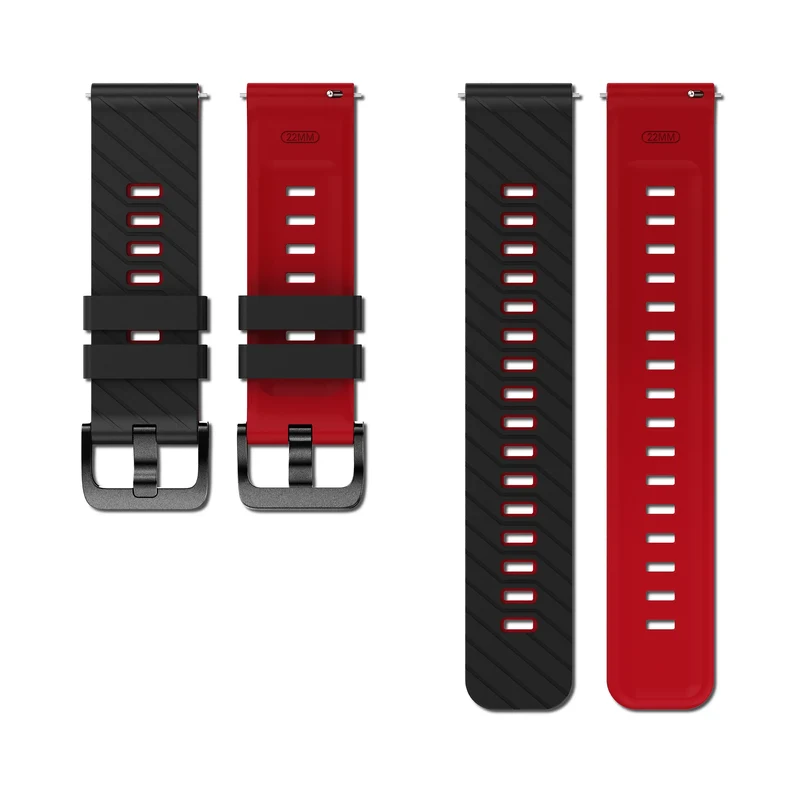 Oppo Watch X3 Twill Sportarmband (Schwarz/Rot)
