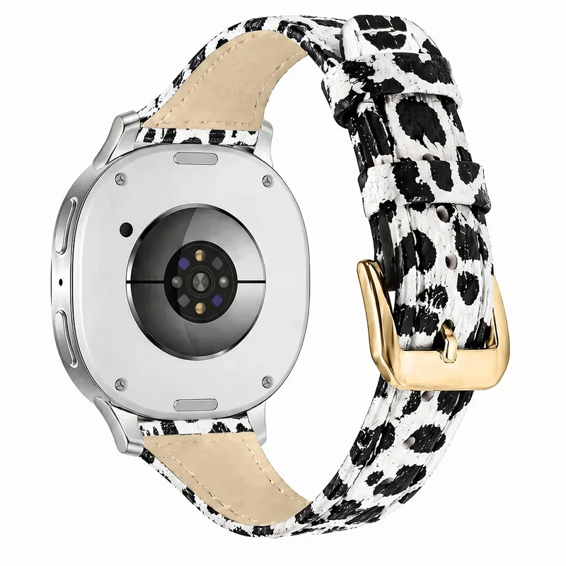 Samsung Galaxy Watch 9 - 40mm Lederarmband (Leopard)