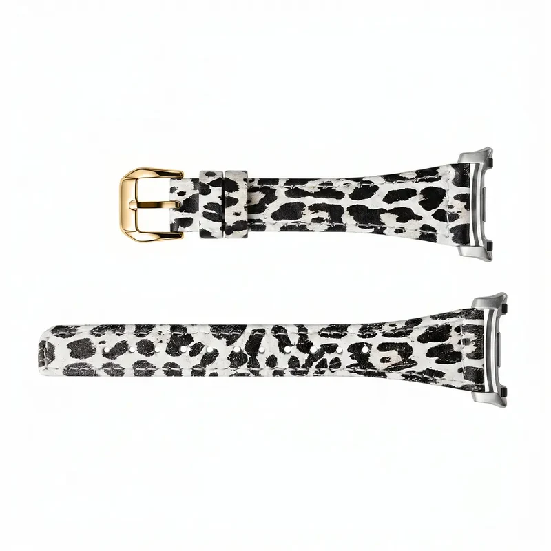 Samsung Galaxy Watch 9 - 40mm Lederarmband (Leopard)