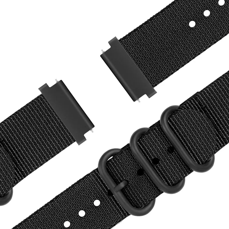 Bandz Suunto Core 2 Schnallen-Nylonarmband (Schwarz)