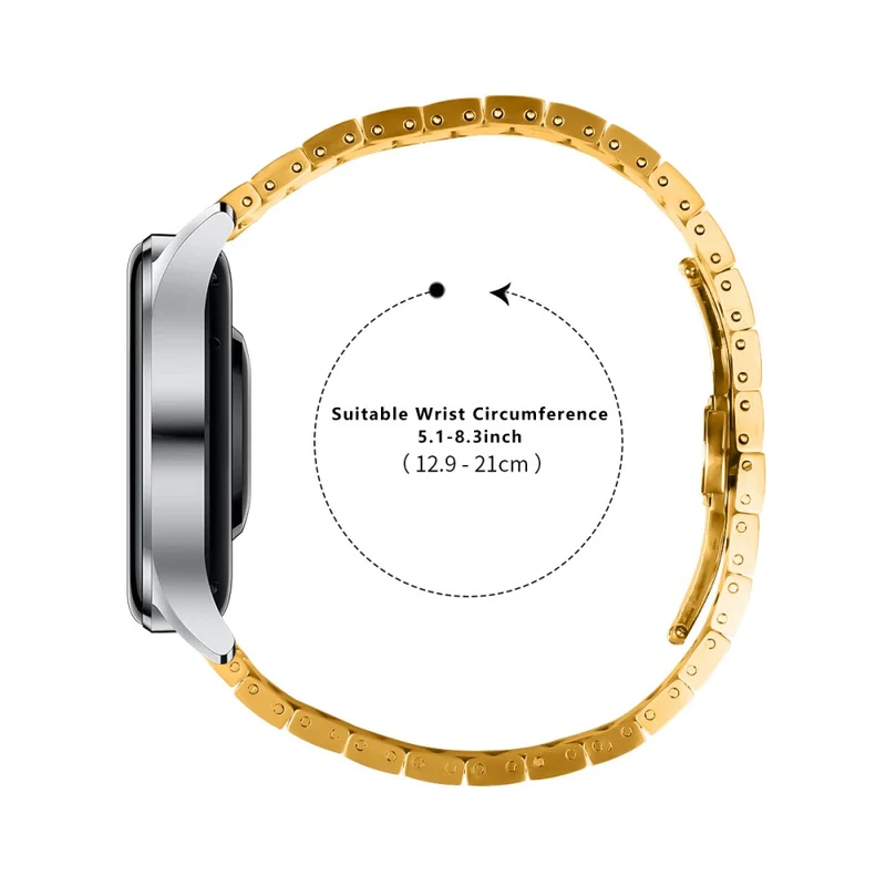 Auffallend angenehmes Huawei Watch Buds Metallarmband