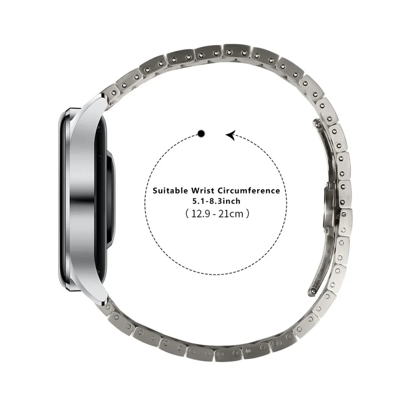 Auffallend angenehmes Huawei Watch Buds Metallarmband