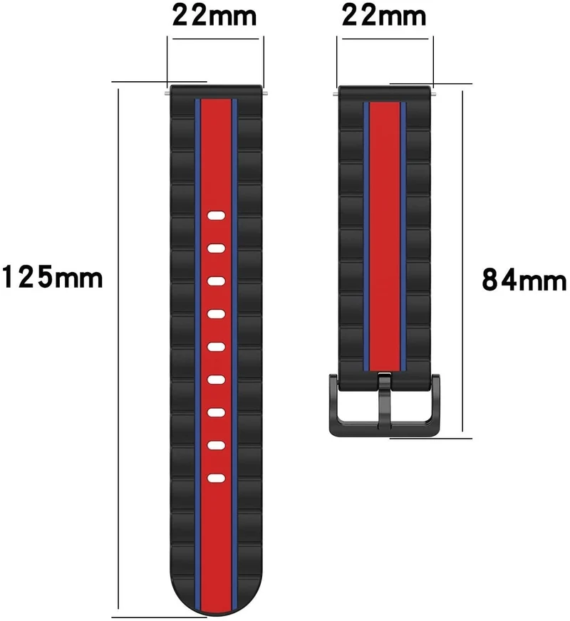 Suunto Core 2 Special Edition Armband (Schwarz/Rot)
