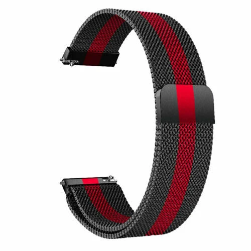 Suunto Core 2 Milanese Armband (Schwarz/Rot)