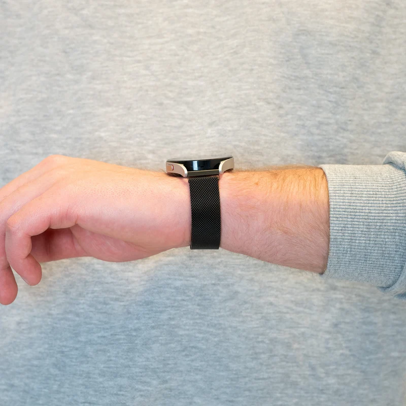 Bandz Suunto Core 2 Milanese Loop Armband (Schwarz)