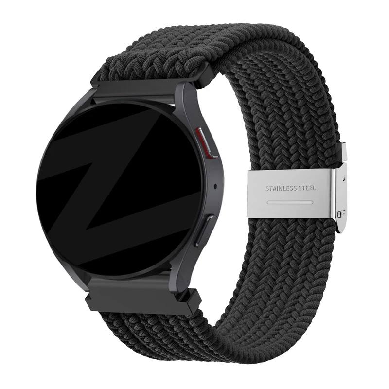 Bandz Suunto Core 2 Gewebtes Nylonarmband (Schwarz)