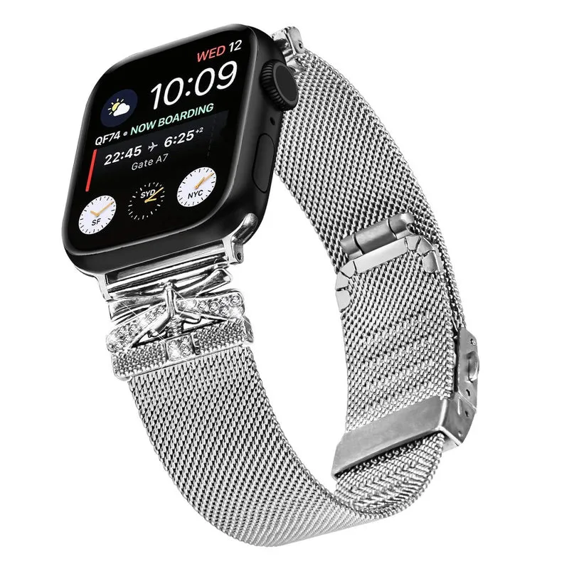 Superbequemes Apple Smartwatch Metall-Universalarmband