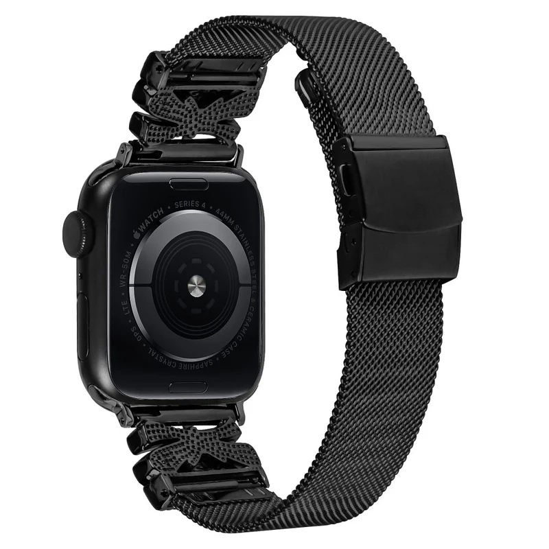 Tolles Apple Smartwatch Metall und Strass Universel Armband