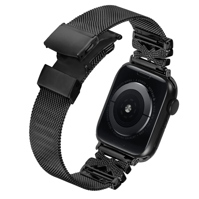 Tolles Apple Smartwatch Metall und Strass Universel Armband