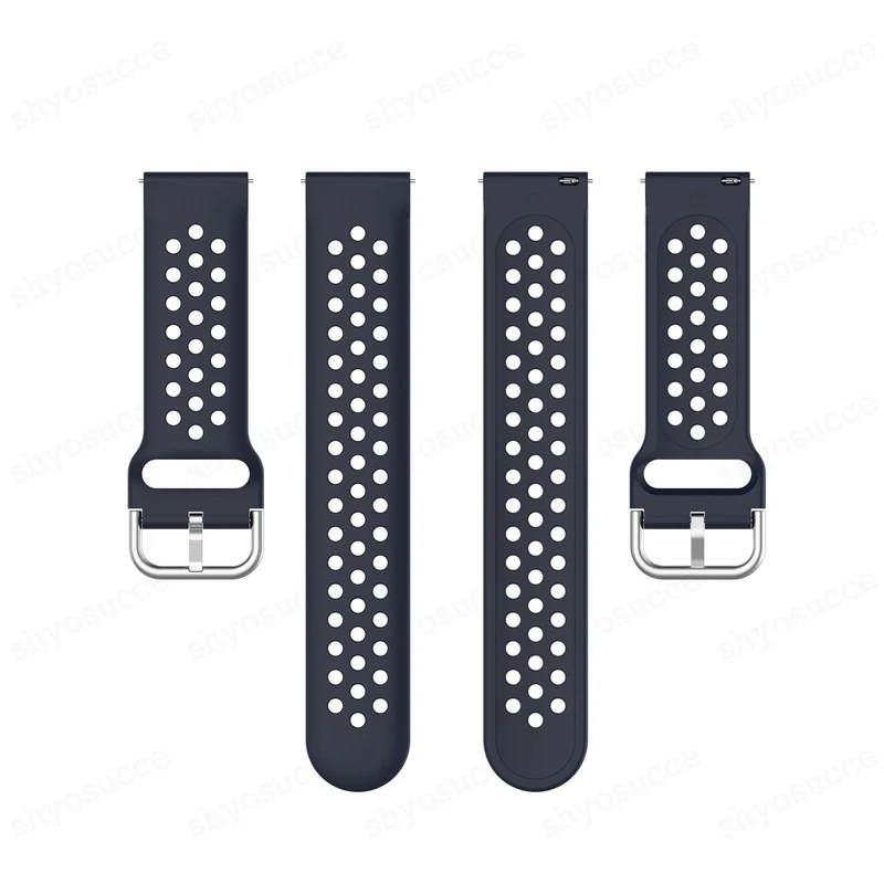 Suunto Core 2 Atmungsaktives Silikonarmband (Dunkelblau)