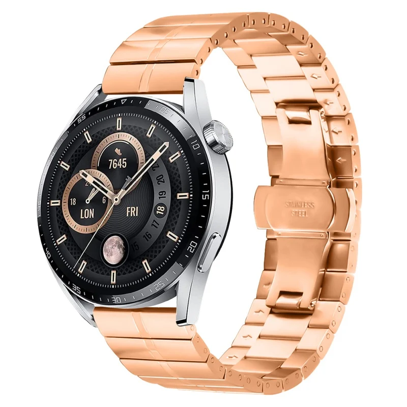 Stilvolles Huawei Watch GT Runner Metallarmband