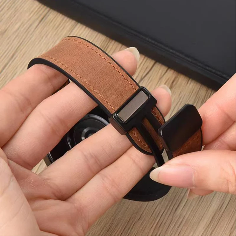 Sehr coole Smartwatch Echtes Leder Universel Armband