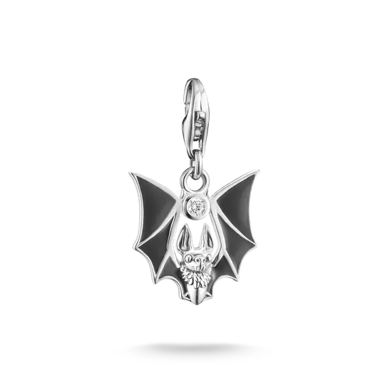 Faszinierender Fledermaus Charm-Anhänger Sterling Silber mit funkelndem Zirkonia - Thomas Sabo Modell: 2229-691-11