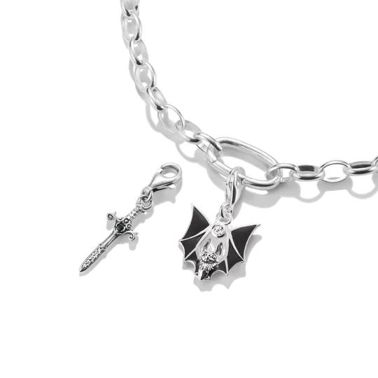 Faszinierender Fledermaus Charm-Anhänger Sterling Silber mit funkelndem Zirkonia - Thomas Sabo Modell: 2229-691-11