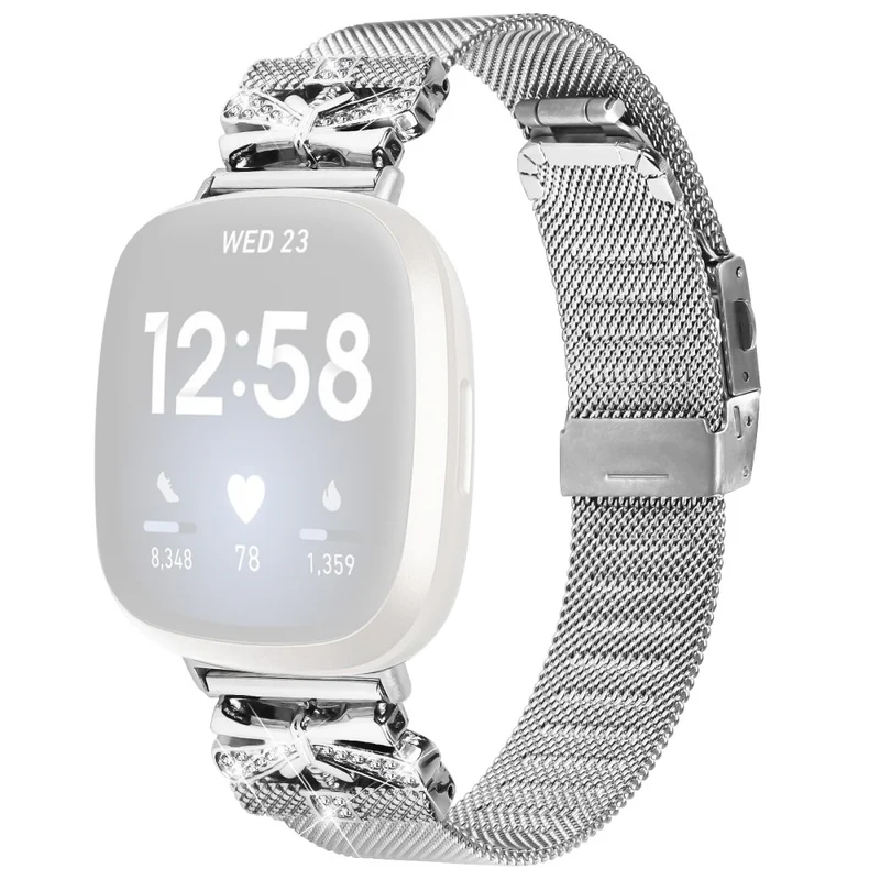 Robustes Fitbit Versa 4 / Fitbit Sense 2 Metall-Universalarmband
