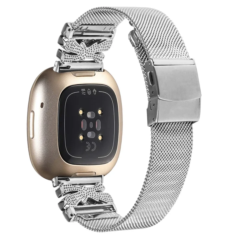 Robustes Fitbit Versa 4 / Fitbit Sense 2 Metall-Universalarmband