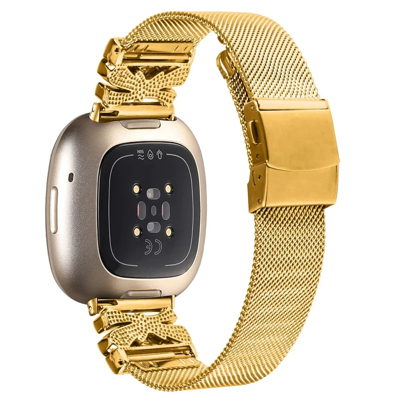 Robustes Fitbit Versa 4 / Fitbit Sense 2 Metall-Universalarmband