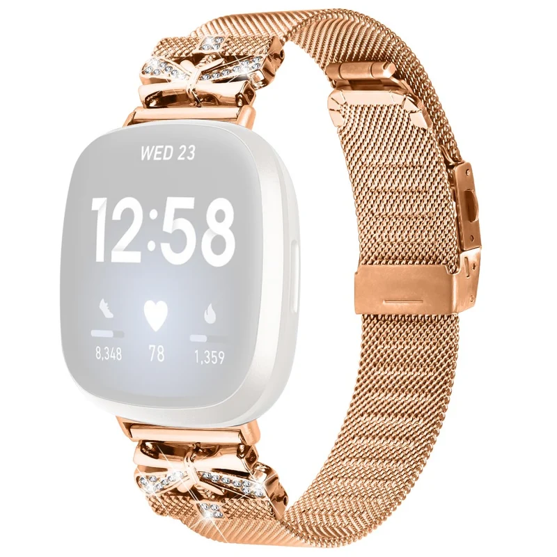 Robustes Fitbit Versa 4 / Fitbit Sense 2 Metall-Universalarmband