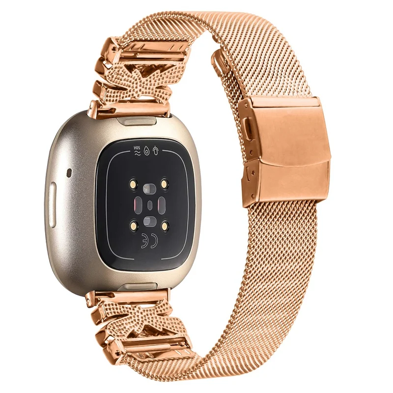 Robustes Fitbit Versa 4 / Fitbit Sense 2 Metall-Universalarmband