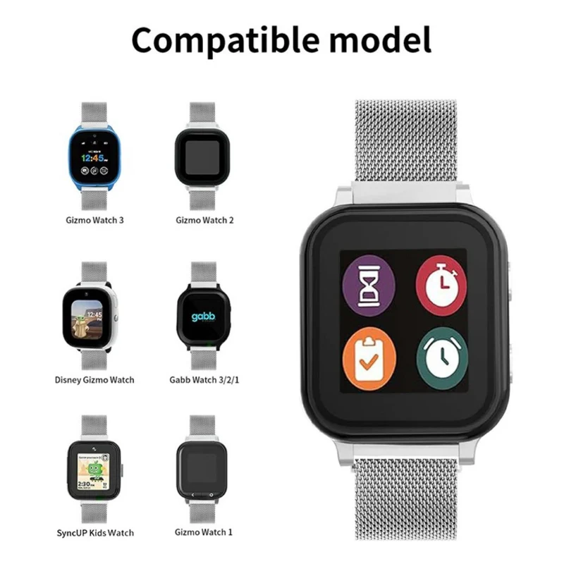 Super stylisches Verizon GizmoWatch 3 Metallarmband