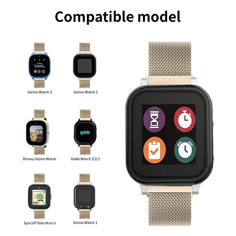 Absolut komfortables Verizon GizmoWatch 3 Metallarmband