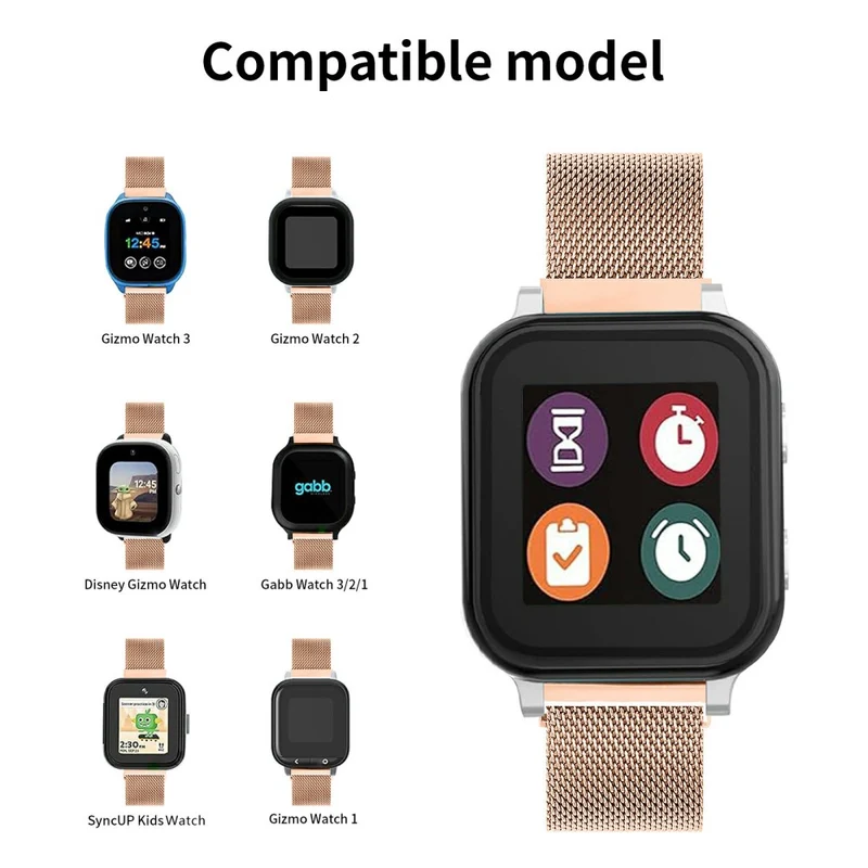 Absolut komfortables Verizon GizmoWatch 3 Metallarmband