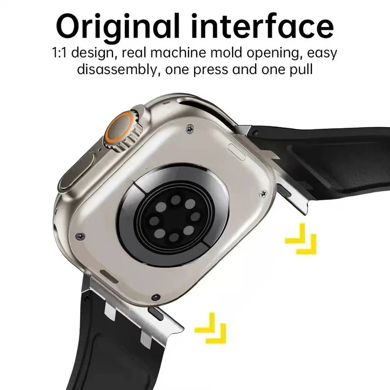 Auffallend schönes Apple Smartwatch Silikon Universel Armband